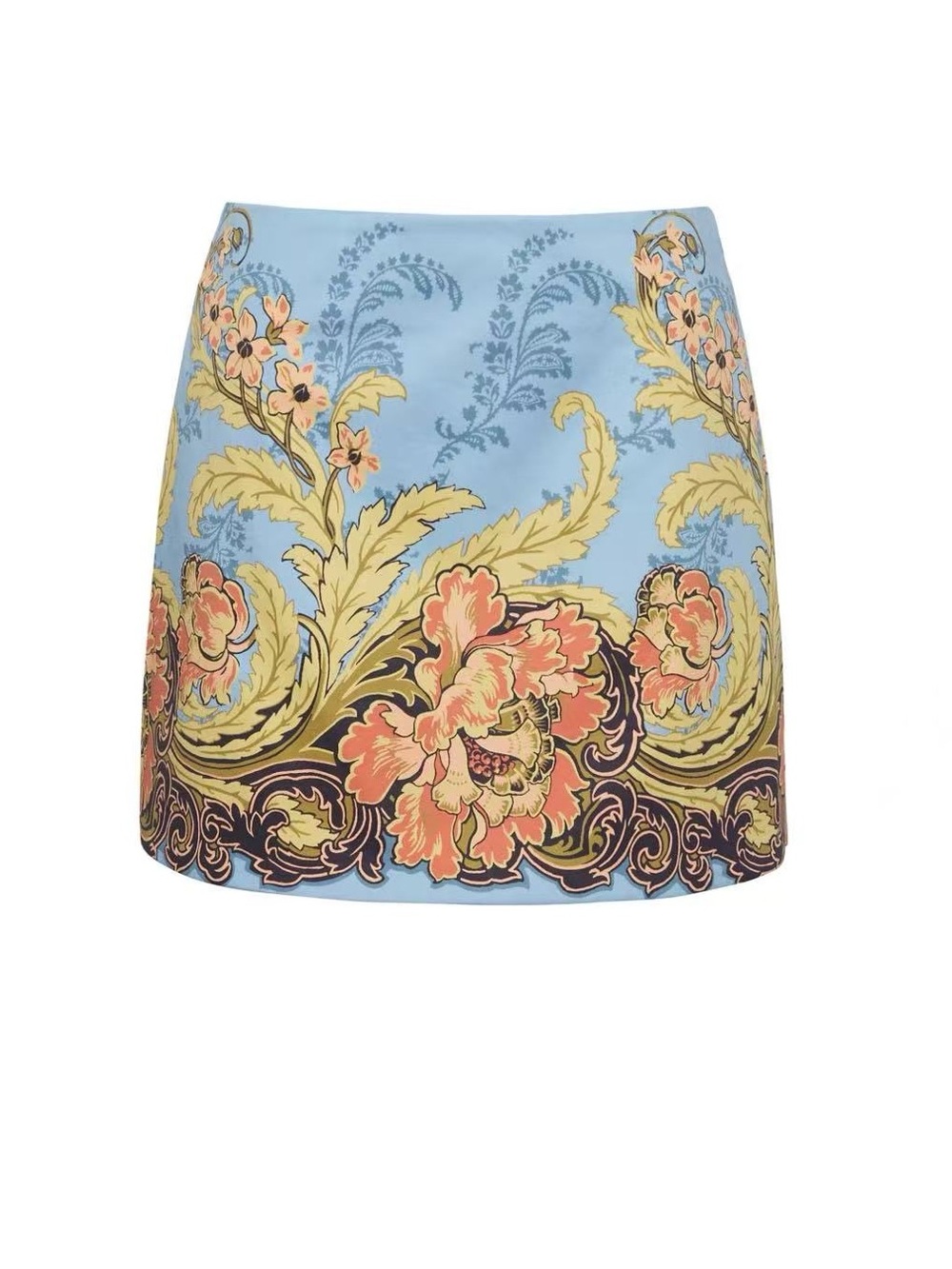Cara Cara Chrissy Skirt Color: Nouveau Light Blue